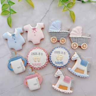 ベビーシャワー （天然色素）<br>¥3,300 / 1セット