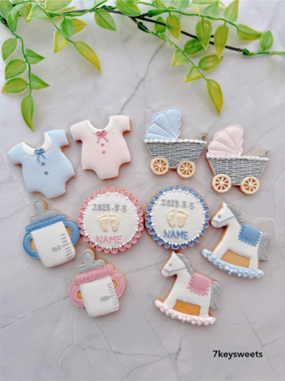 ベビーシャワー （天然色素）<br>¥3,300 / 1セット
